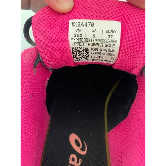 Asics Gel Venture 7 Women's running shoe size 6 gray/pink - Picture 11 of 11
